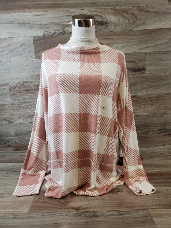 Top Long Sleeve By Maurices In Cream & Tan, Size: Xl