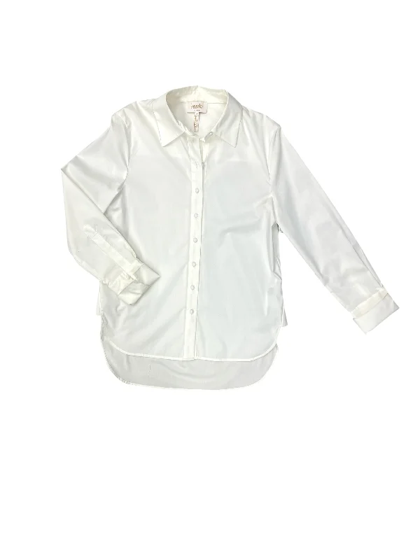 Top Long Sleeve By Laundry In White, Size: 2