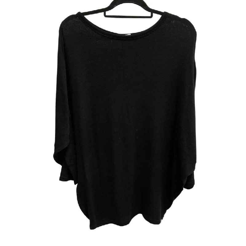 Top 3/4 Sleeve Basic By Maurices In Black, Size: M