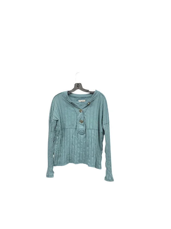 Top Long Sleeve By We The Free In Blue, Size: S