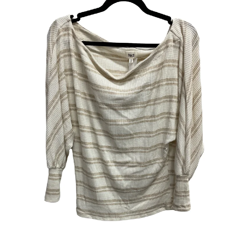 Top 3/4 Sleeve By Bke In Cream, Size: S