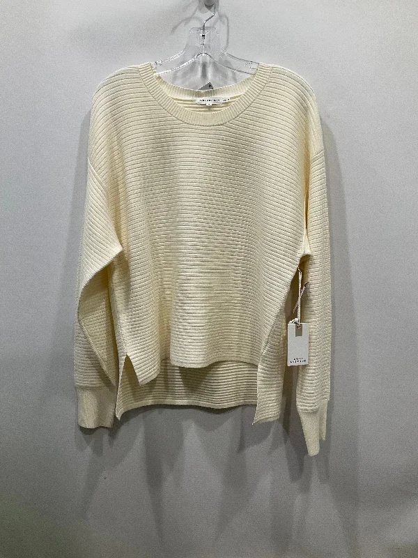 Top Long Sleeve By Good American In Cream, Size: 2