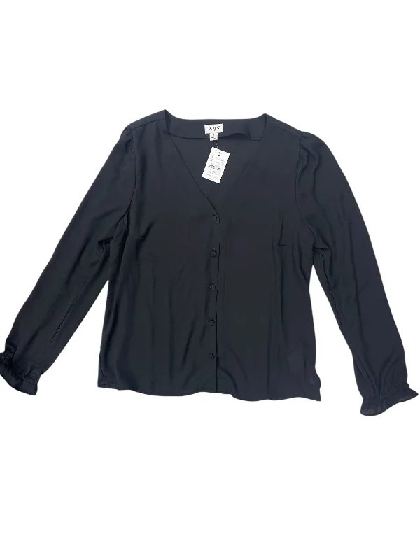 Top Long Sleeve By J. Crew In Black, Size: S