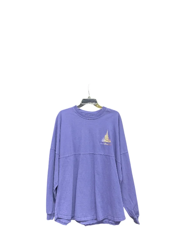 Top Long Sleeve By Clothes Mentor In Purple, Size: Xl