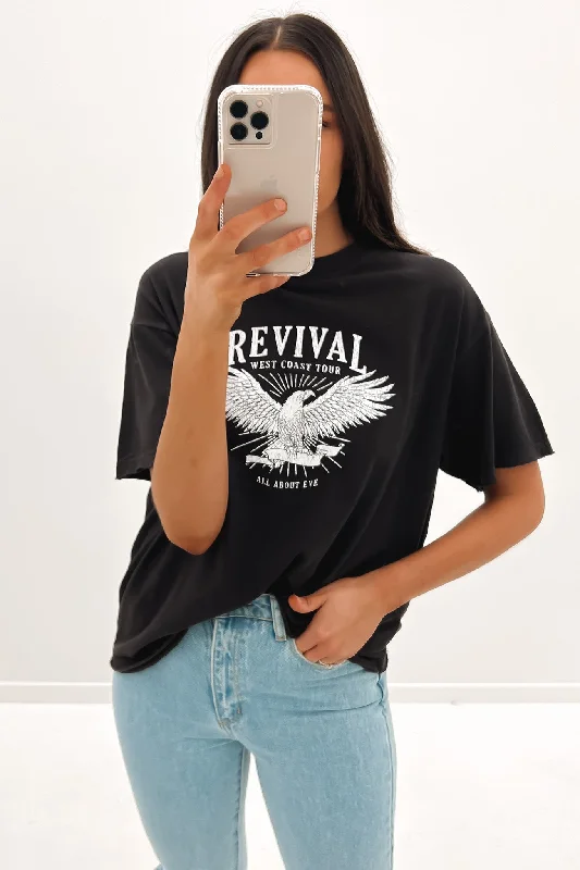 Revival Tee Washed Black