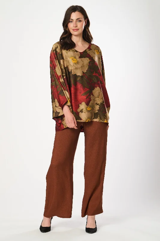 Saloos One-Size Floral Print Top