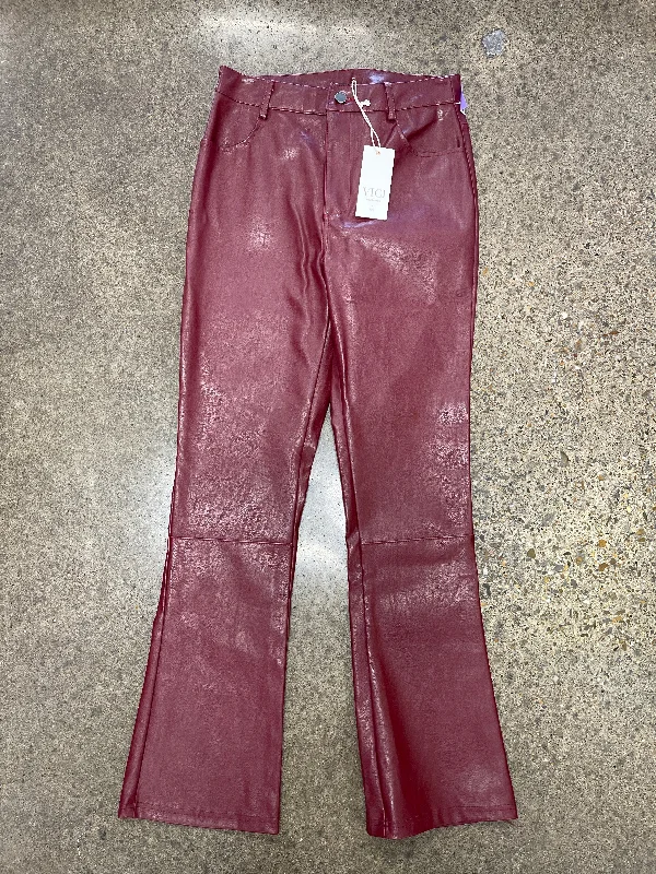 Jeans Boot Cut By Vici In Red, Size: S