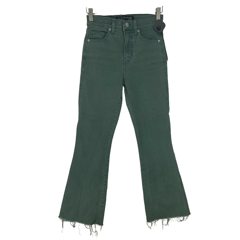 Jeans Designer By Veronica Beard In Green Denim, Size: 00