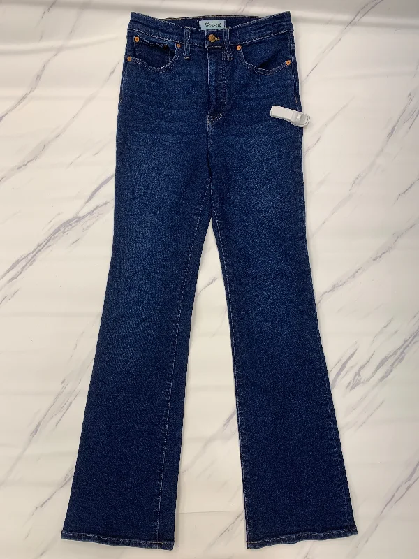 Jeans Flared By Madewell In Blue Denim, Size: 6