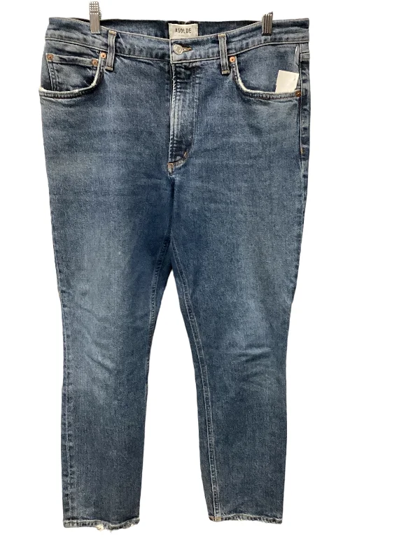 Jeans Skinny By Agolde In Blue, Size: 31