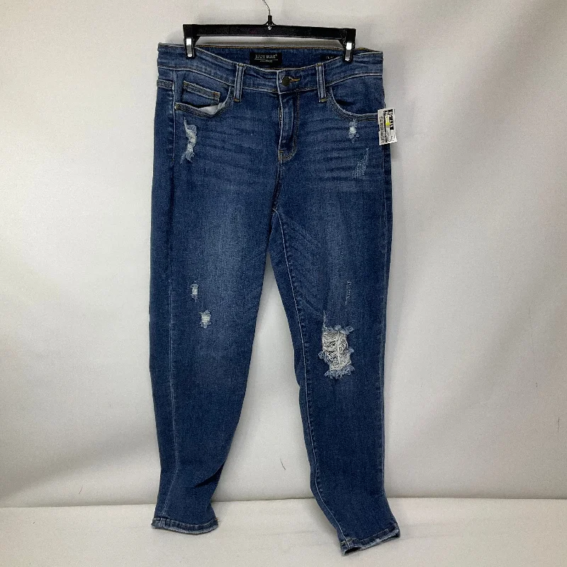 Jeans Skinny By Judy Blue In Blue Denim, Size: 6