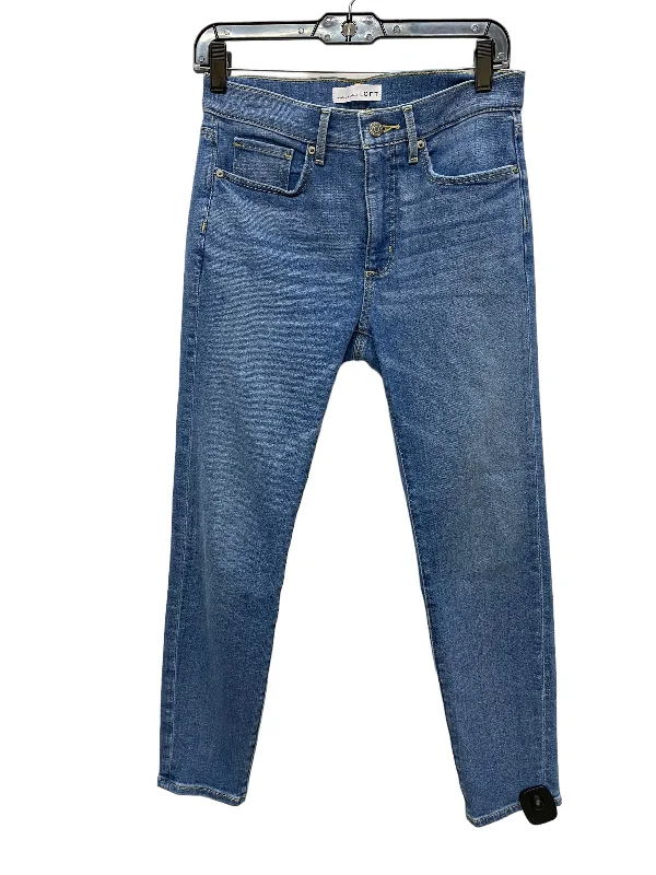 Jeans Skinny By Loft In Blue Denim, Size: 4