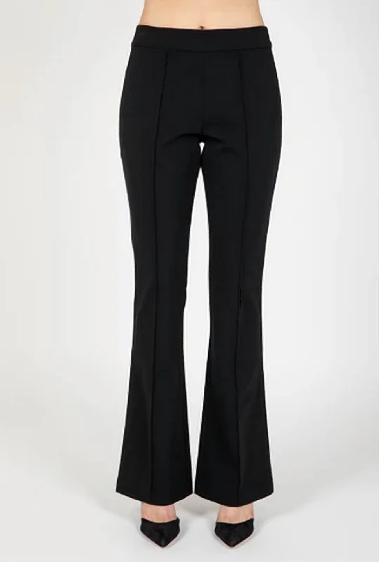 Miracle Stretch Flare Pant In Black