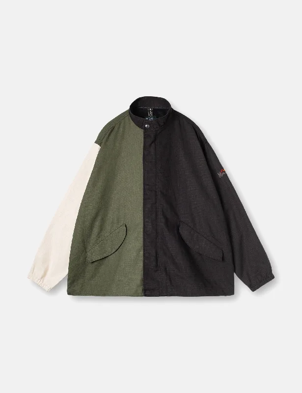 Manastash MH-Rip Jacket (Panel) - Black/Green