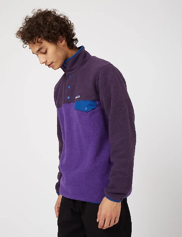 Patagonia Synchilla Snap-T Fleece Pullover - Purple