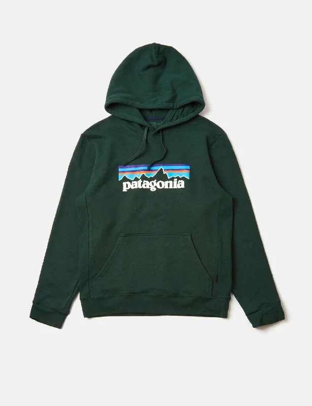 Patagonia P-6 Logo Uprisal Hooded Sweatshirt - Pinyon Green