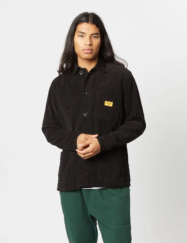 Service Works Coverall Jacket (Cord) - Black