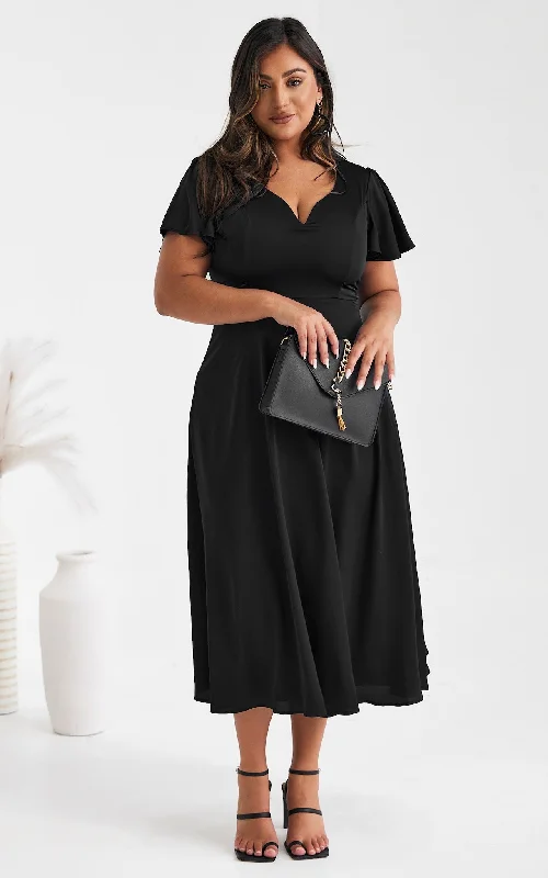 Cabernet Maxi Dress - Black