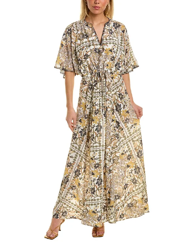 Johnny Was Cruz Silk Maxi Dress