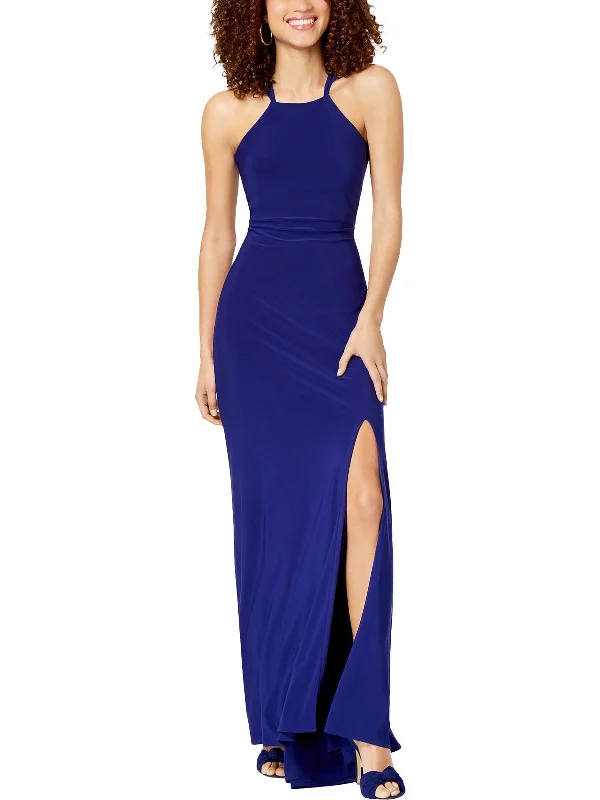 Womens Halter Long Evening Dress