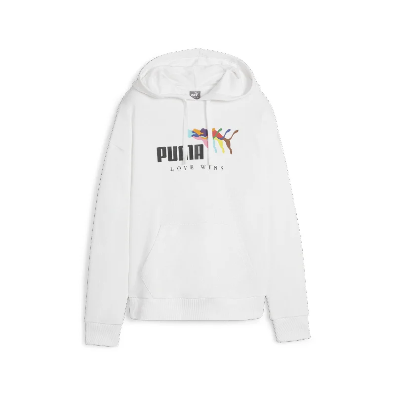 PUMA Women's ESS+ LOVE WINS Hoodie 