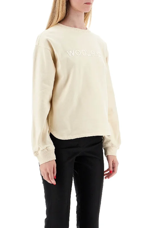 Woolrich "embroidered Logo Crewneck