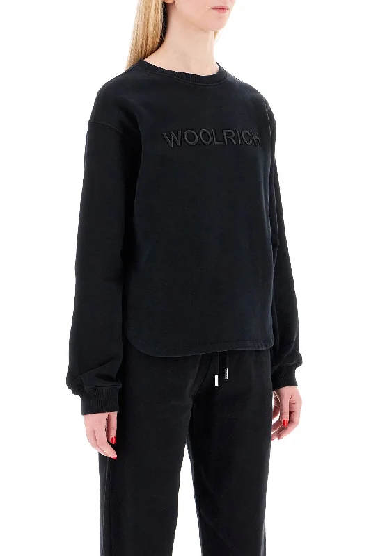 Woolrich 'embroidered Logo Crewneck