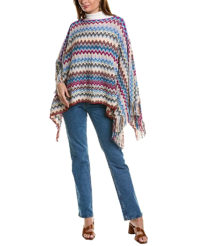 Missoni Wool-Blend Poncho