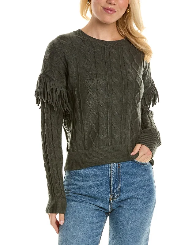 T Tahari Cable Pullover